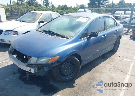 2008 Honda Civic Lx z USA, uszkodzony, nr VIN 1HGFA16528L077304